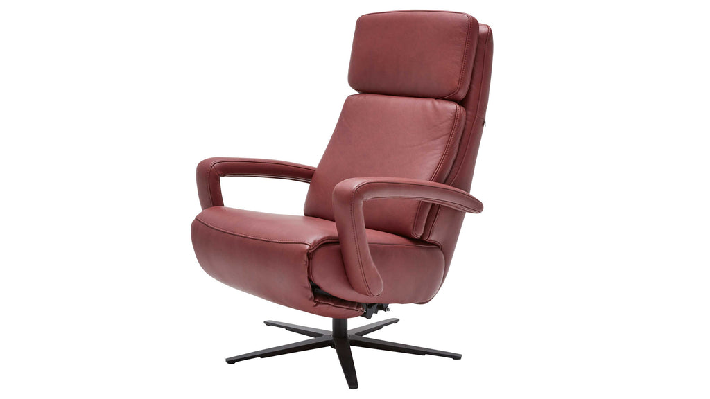HUKLA® | IL Sessel 4541 aus Leder, Sternfuß, verschiedene Funktionen und Farben – ergonomisch als Fernsehsessel.
