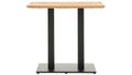 Interliving Bartisch Serie 5104, mit Tischplatte aus heller Wildeiche und schwarzem Metallgestell