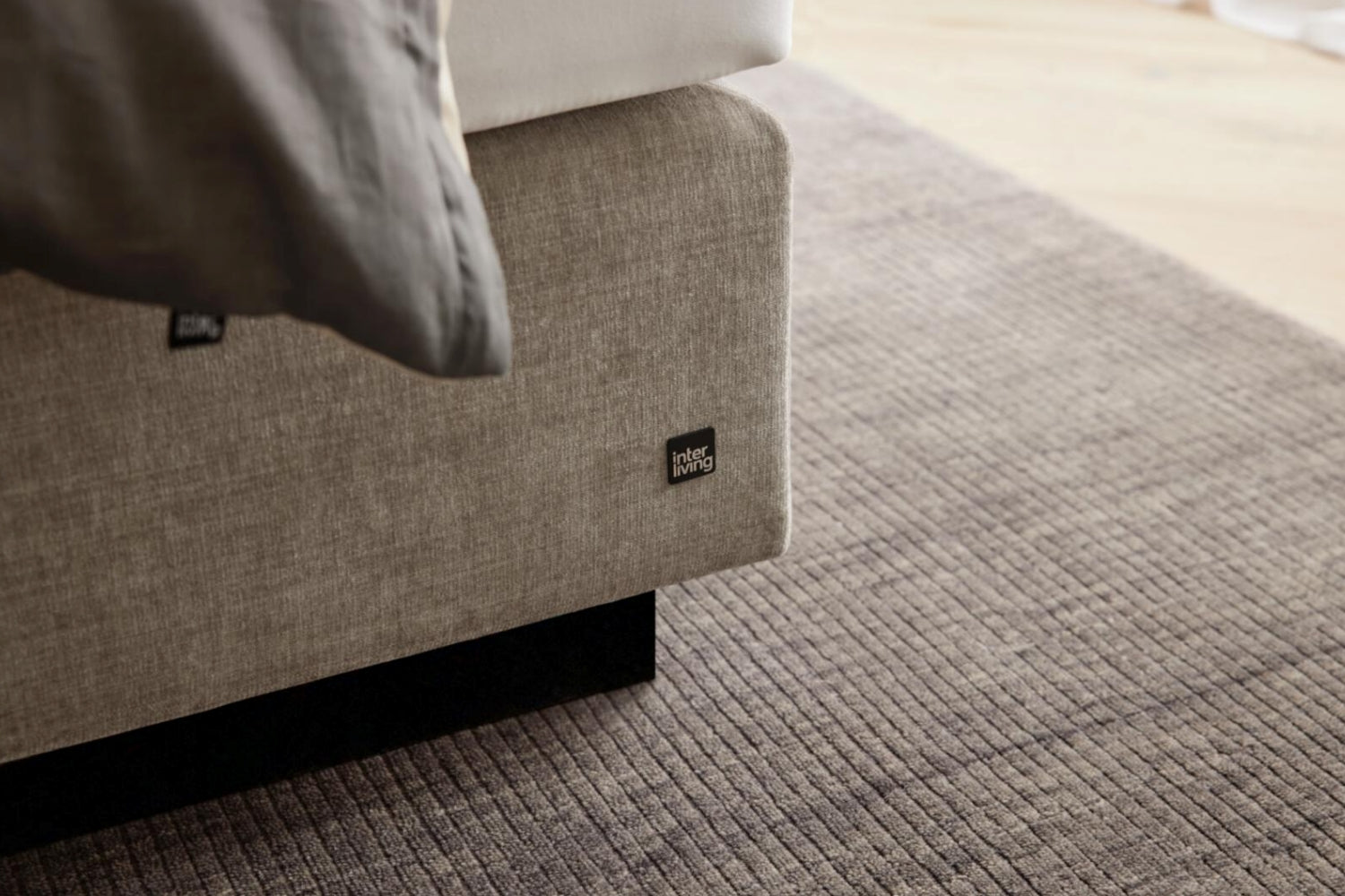 Boxspringbett, Unterbau TFK, 180 x 200 cm, KT 0050, K08-10, H2+H3_Stroffgr. 4, 485400 Neo, Grau