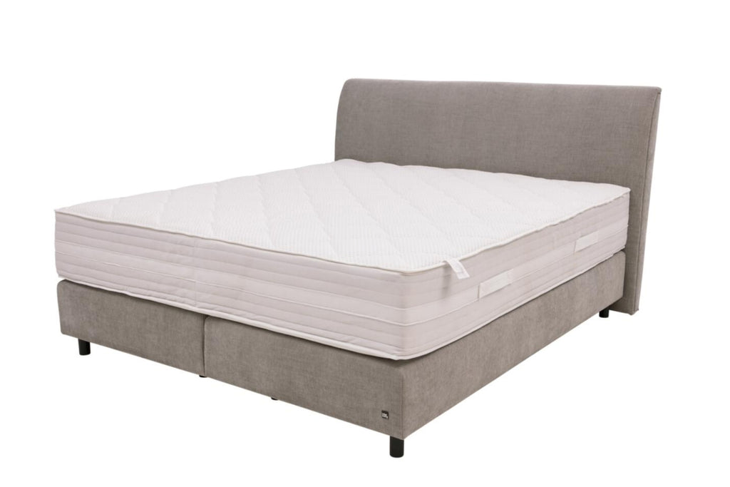 Boxspringbett, Unterbau TFK, 180 x 200 cm, KT 0050, K08-10, H2+H3_Stroffgr. 4, 485400 Neo, Grau