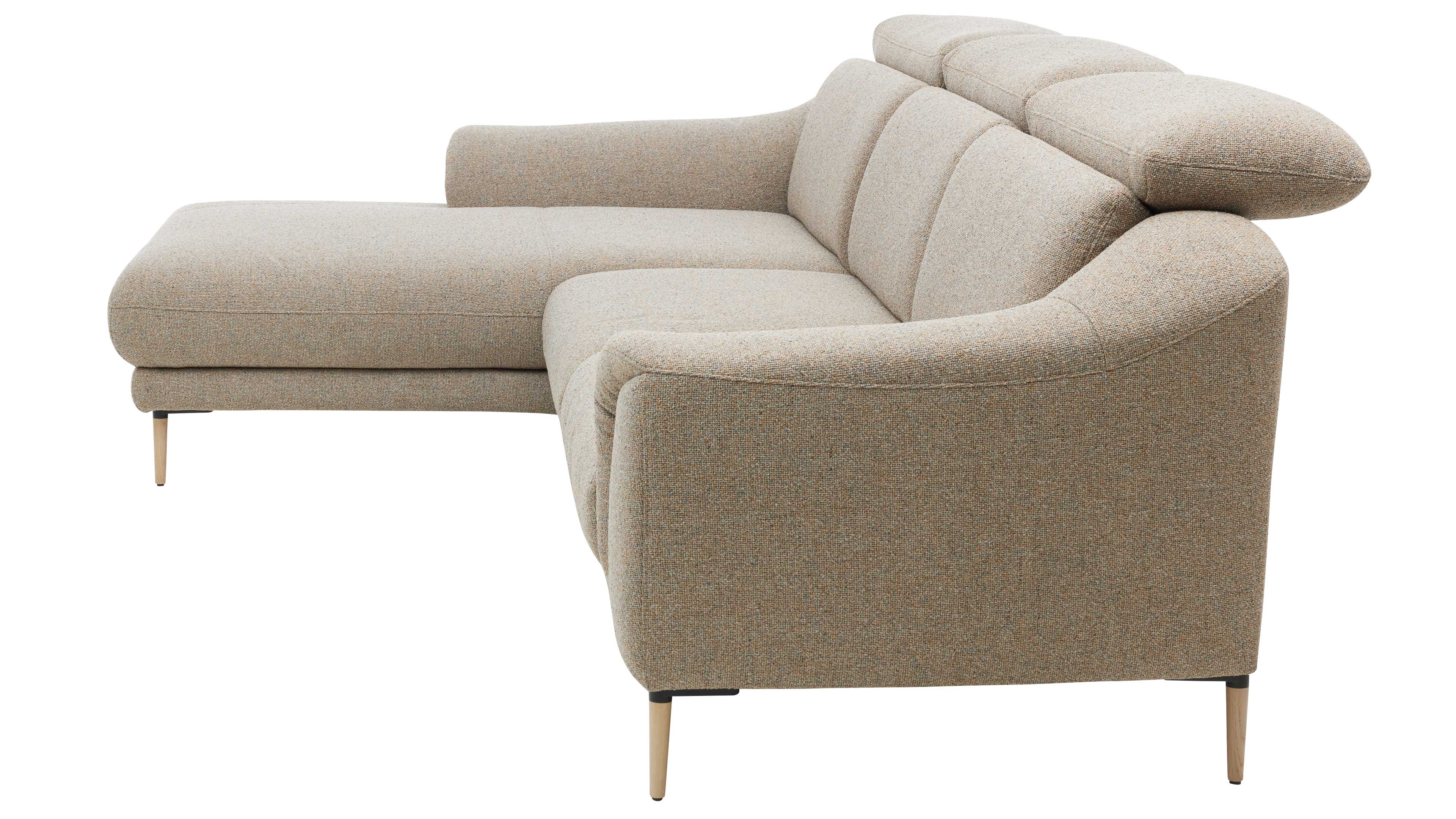 Interliving Serie 4461 Ecksofa Stoff Beige