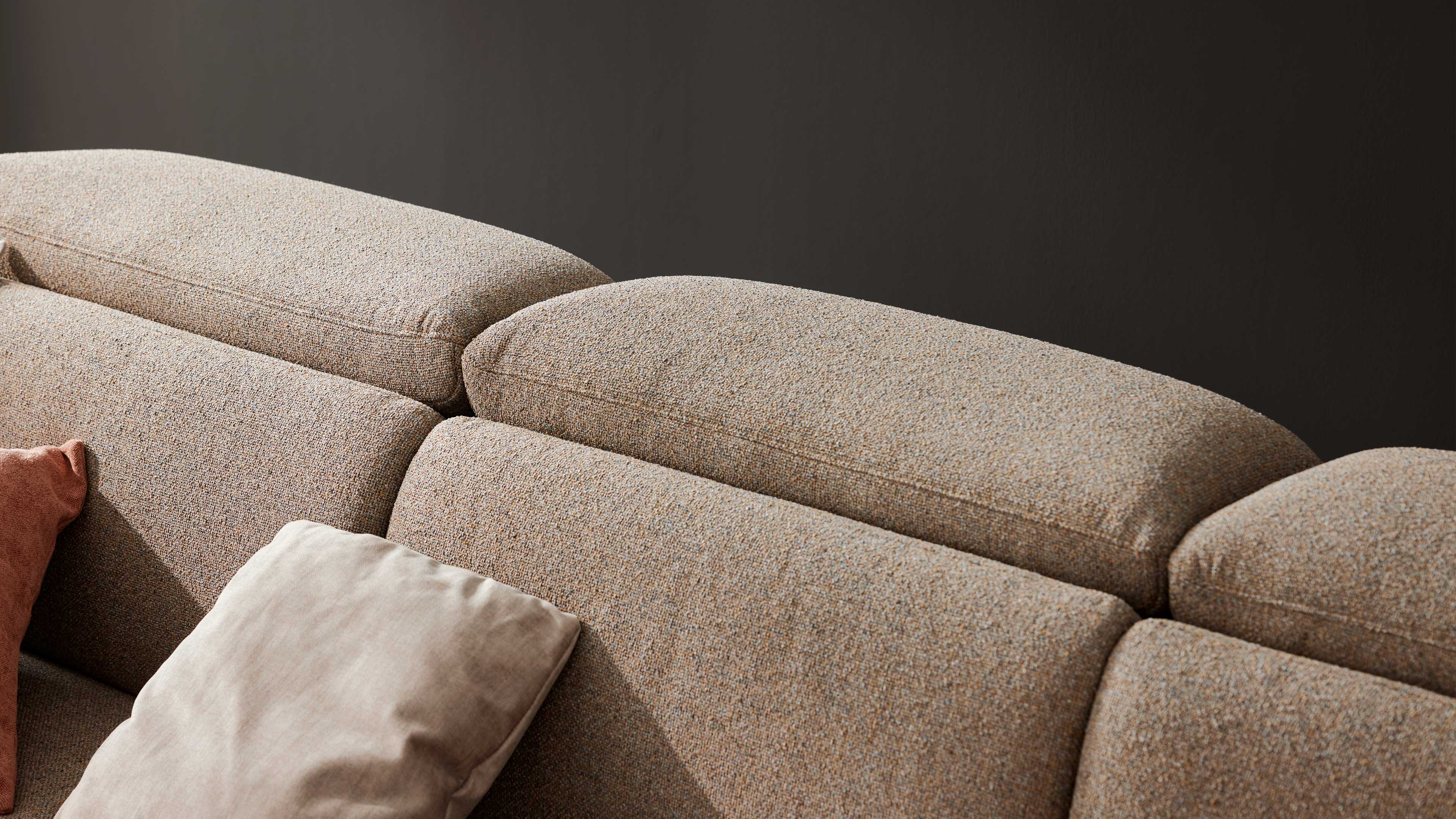 Interliving Serie 4461 Ecksofa Stoff Beige
