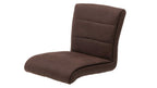 Interliving 5122 Barhocker mit braunem Bezug und gebürstetem Edelstahl-Tellerfuß