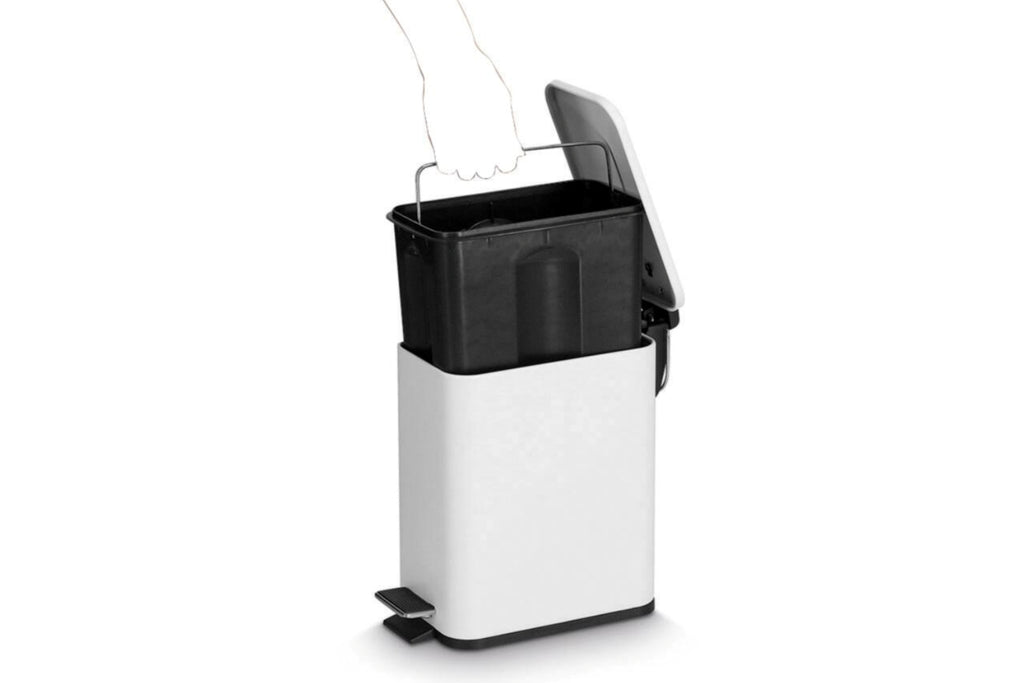 Treteimer m. Soft Close, 5l, Artikel 18960 weiss