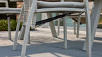 L. C. Wholesaler Positionsstuhl,  Interliving-7011, Art. 259043, Rope beige, Textilen taupe, Alugestell taupe, Kissen beige