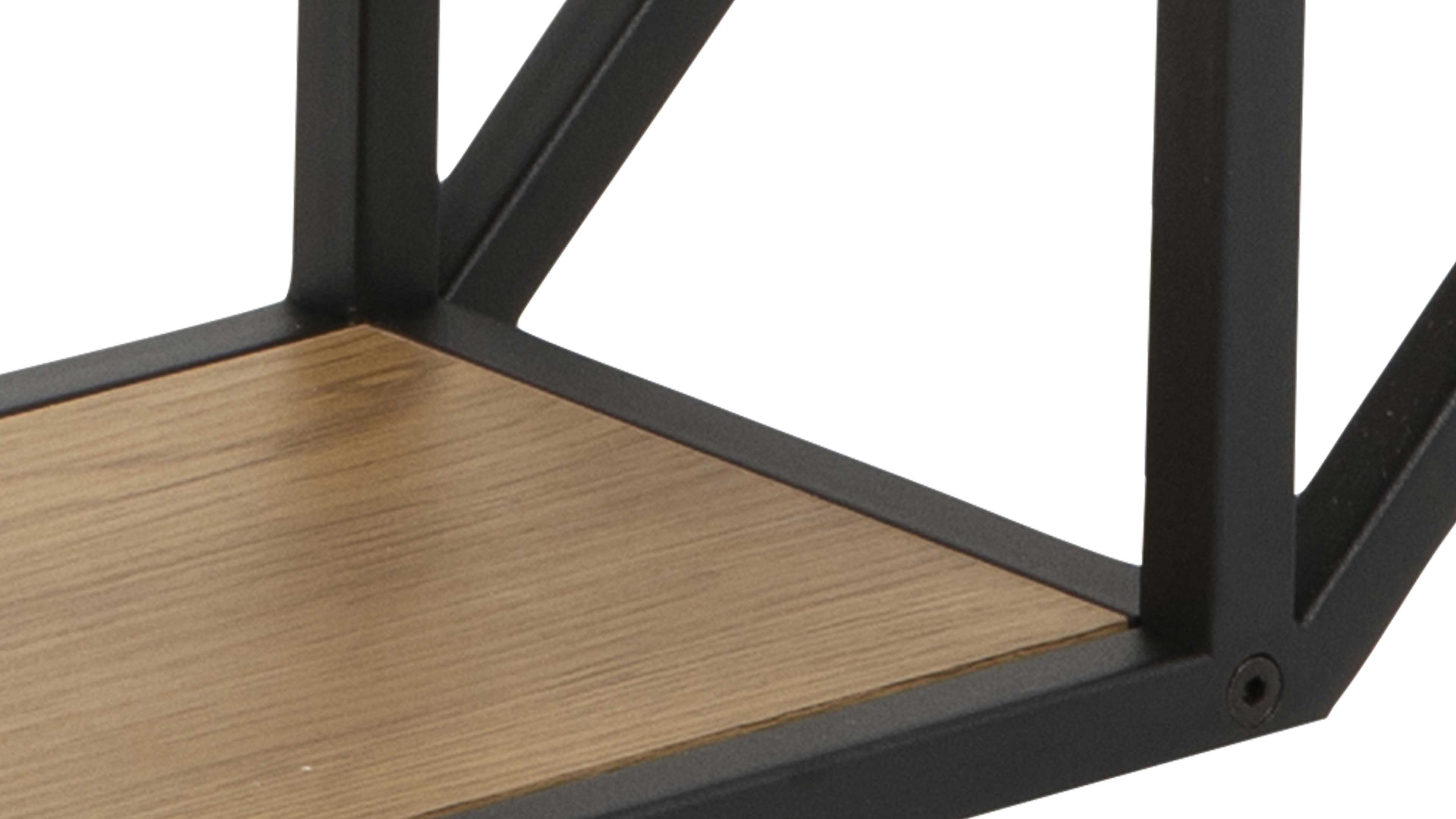 Regal Seaford im Industrielook als Wandregal