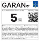 HUKLA® | IL Relaxsessel 4545 Glattleder, verschiedene Farben/Funktionen. GARAN, groß 5, QR, EU-Flagge, mehrsprachige Garantie.
