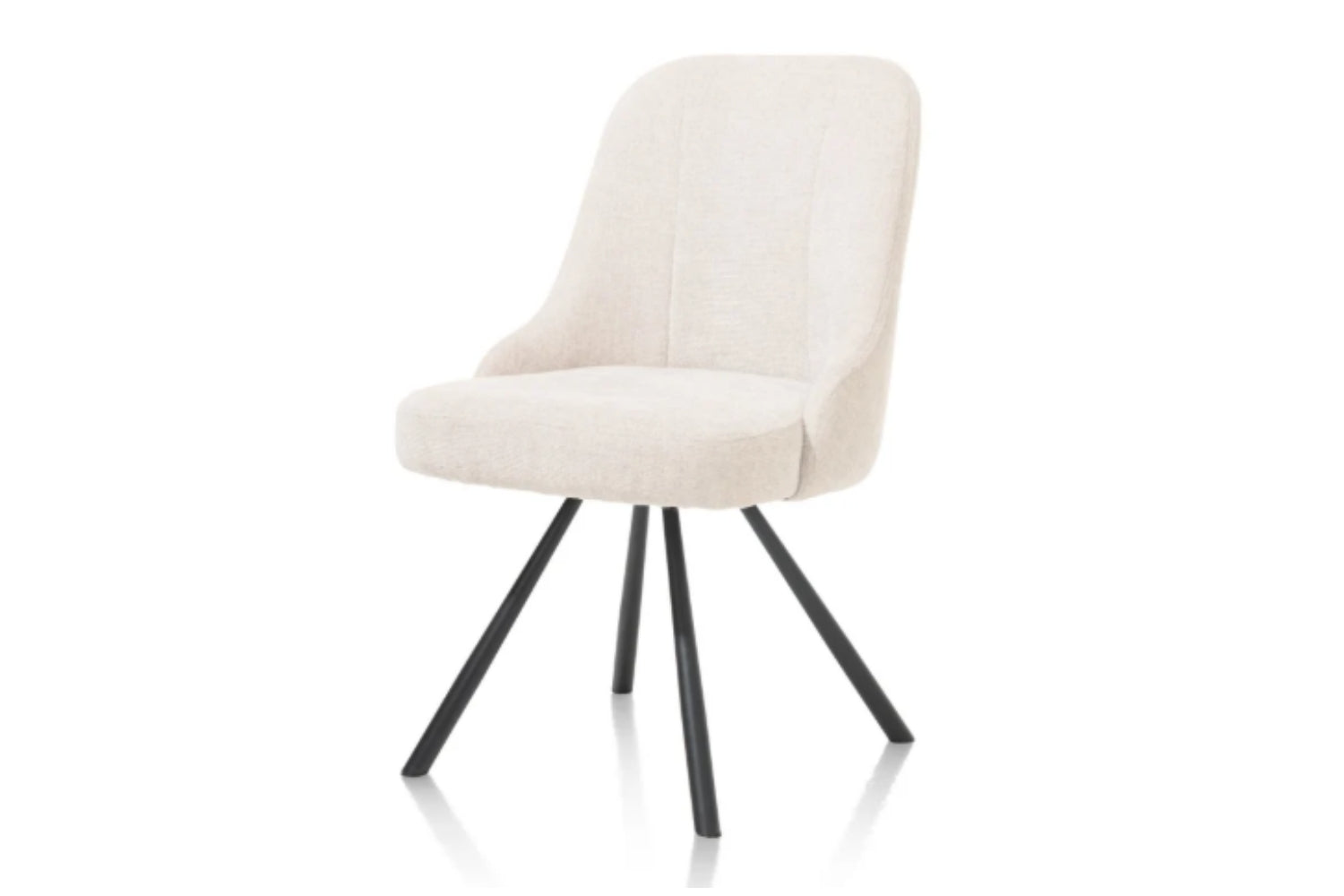 Habufa Vierfußstuhl 48667-CRE , Bezug: Vulcano creme