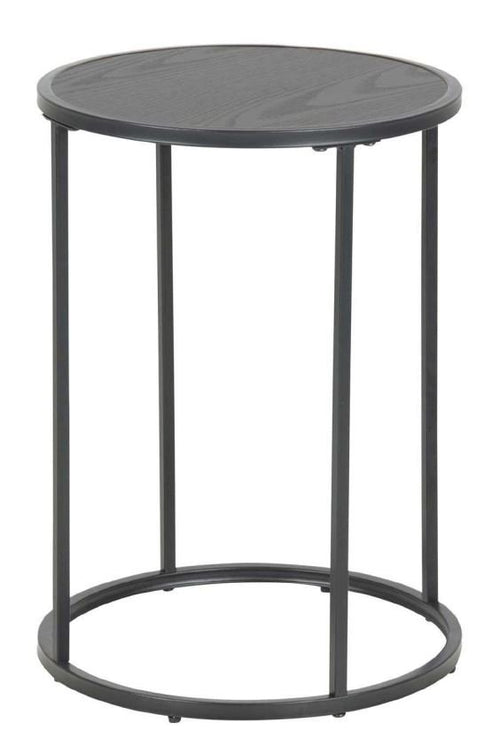 Beistelltisch Seaford 83647 von ACTONA GROUP im Industrial-Look, in schwarzer Eschenoptik – ein stilvolles Highlight für Ihr Wohnzimmer.