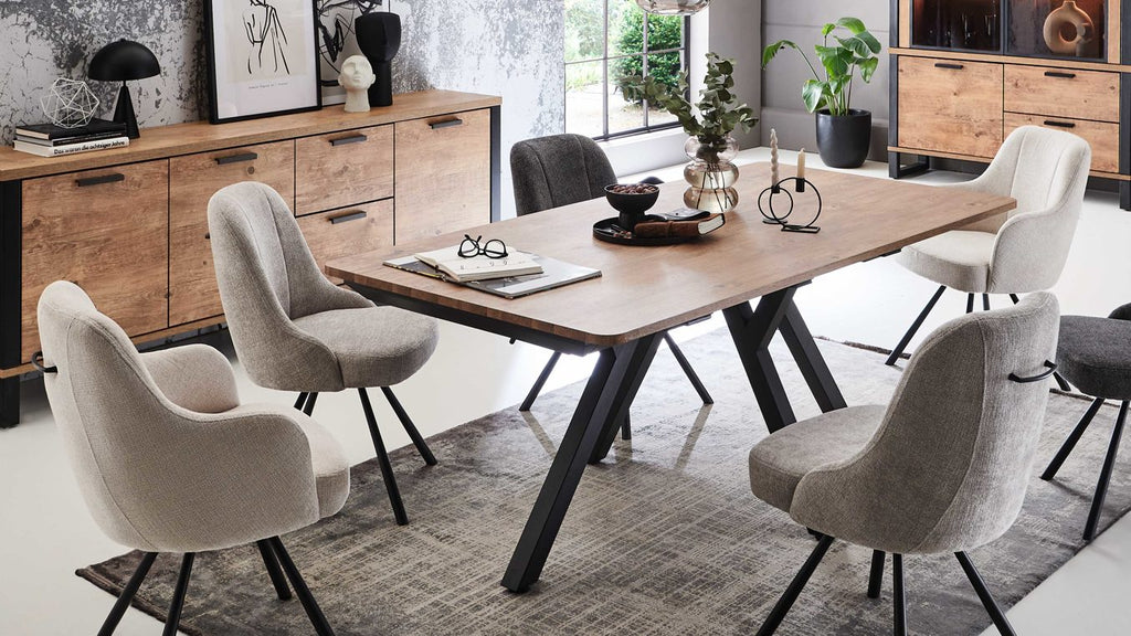 Habufa Ausziehtisch Modell Perth 51793-BRN, 200/280x100 cm, Laminato Barnwood