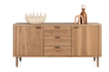 Habufa Sideboard Model Zade  52236-DUN,  180 cm,  Platinum-Lack