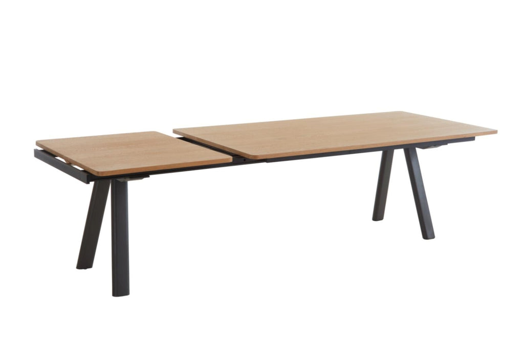 Habufa Esstisch Modell Zade  52248-DUN, 200-280x100 cm, Dune, Platinum-Lack