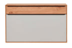 Interliving Serie 6005, Hängeschuhschrank, Typ 805_23 Eiche bianco, Lack Lichtgrau, Balkeneiche, Anthrazit