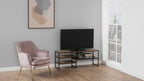 Medienregal Seaford 82371 im Industrielook als TV-Tisch
