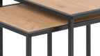 Beistelltisch-Set 91847 im Industrielook bzw. Beistelltische