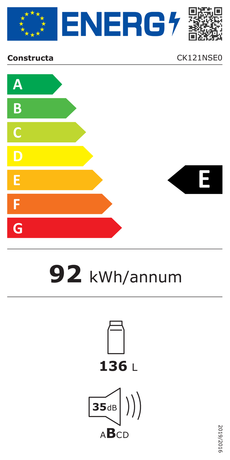 Energielabel Vollbild