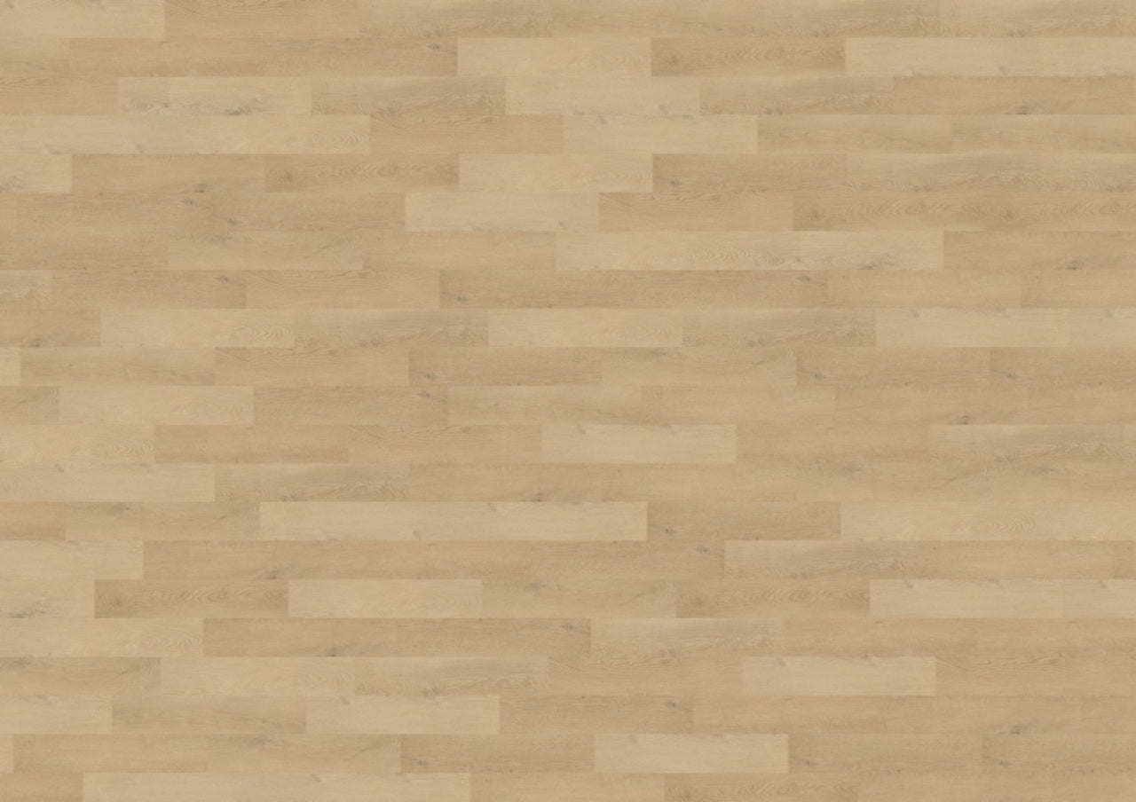 Wineo Designboden 400 Wood L zum Verlegen mit Klickverbindung: hellbraun, horizontale Dielen, Holzmaserung, Klickverbindung.