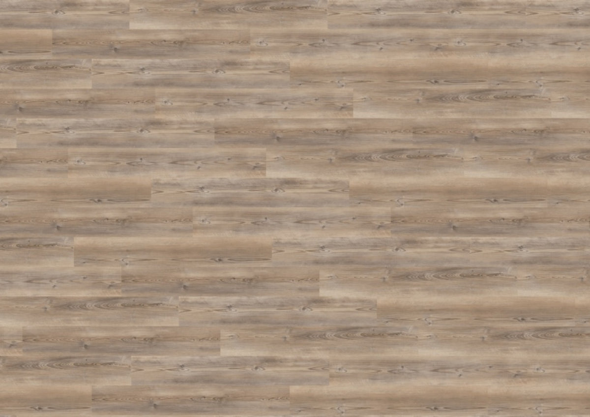 Wineo Designboden Wineo 400 Wood L zum Verlegen mit Klickverbindung: hellbraun, natürliche Maserung, versetzt verlegte Dielen, einfache Klickverbindung.