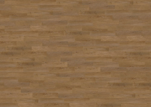 Wineo Designboden 400 Wood L zum Verlegen mit Klick-System: hellbraun, glatte Oberfläche, dezente Maserung, sich wiederholendes Dielenmuster, einfache Verlegung.