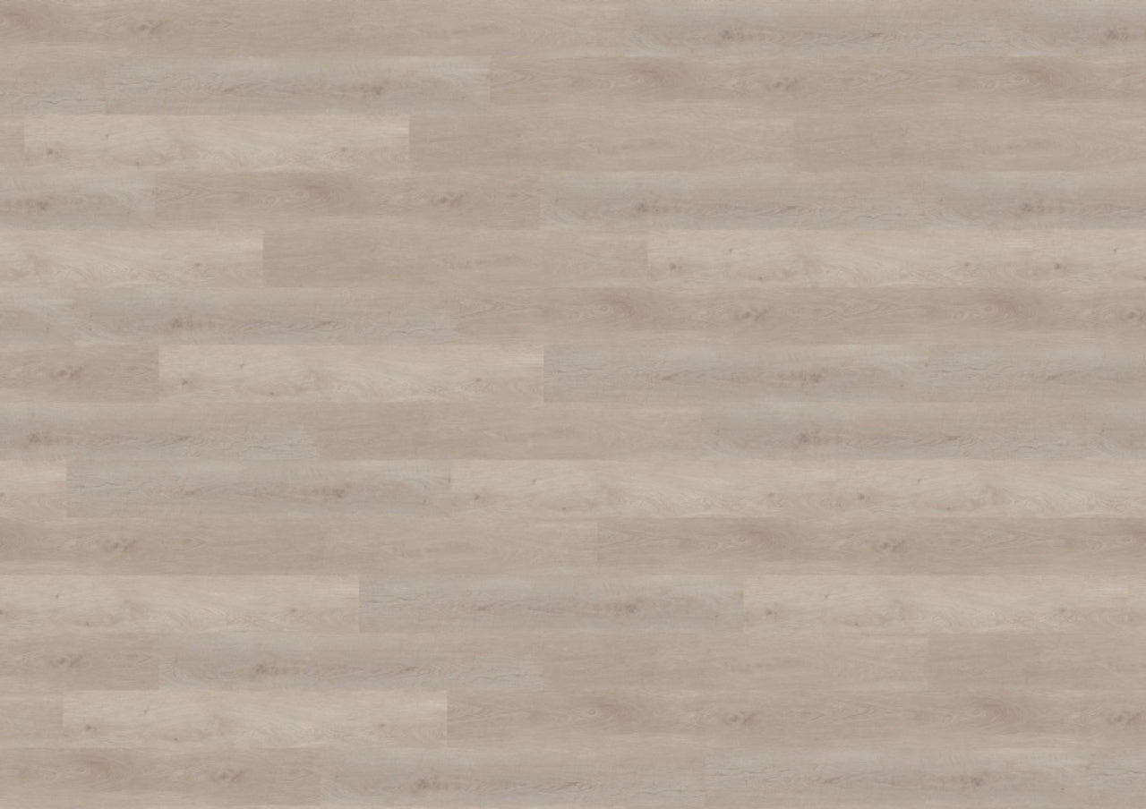 Wineo 400 Wood L: heller Holzboden mit Klickverbindung und dezenter Maserung für eine glatte, gleichmäßige Oberfläche.