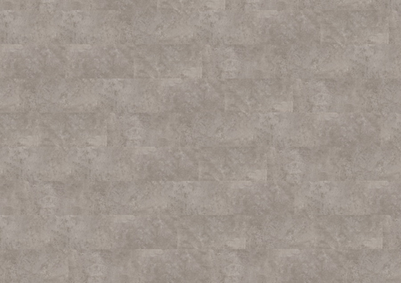Wineo Designboden 400 Stone XL zum Verlegen: graue Steinoptik mit dezenter Maserung und integrierter Unterlagsmatte.