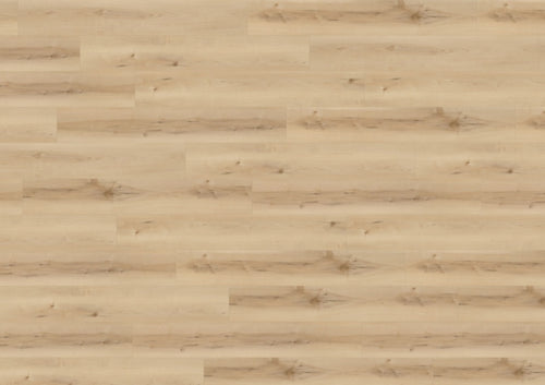 Wineo Designboden 400 Wood XL: helle Holzoptik, natürliche Maserung, dezente Astlöcher und integrierte Unterlage für mehr Komfort.