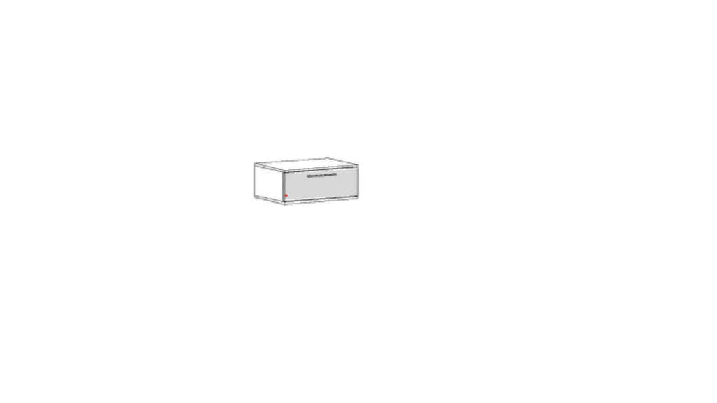 Nachtkommode Modell Callao-210011-5834-90994 A1, B/H/T/L: 60x25x46x60 cm_Balkeneiche, Taupe lackiert