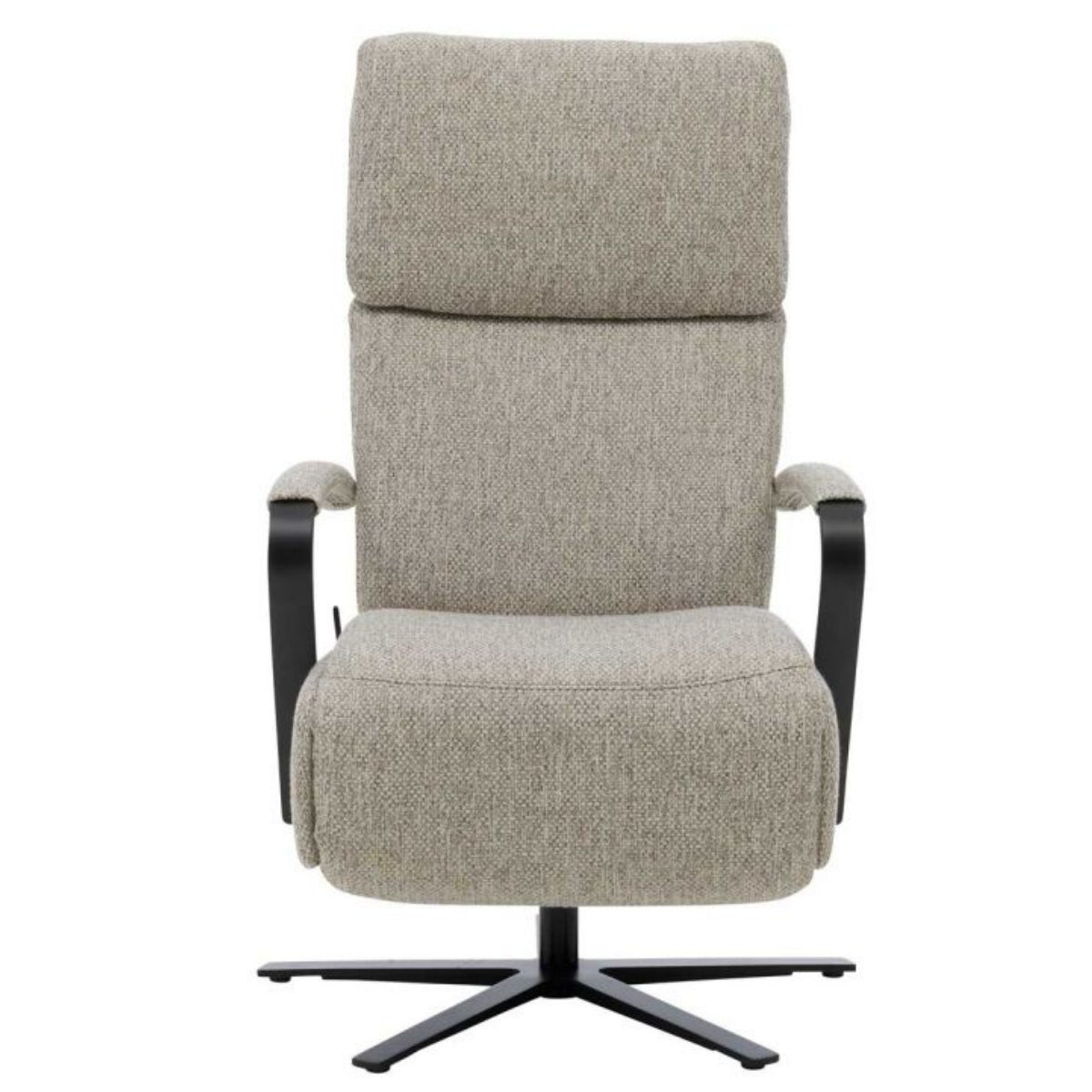 Silbergrauer Relaxsessel mit manueller Relaxfunktion von Steinpol Polsteria | IL, Serie Interliving 4565.