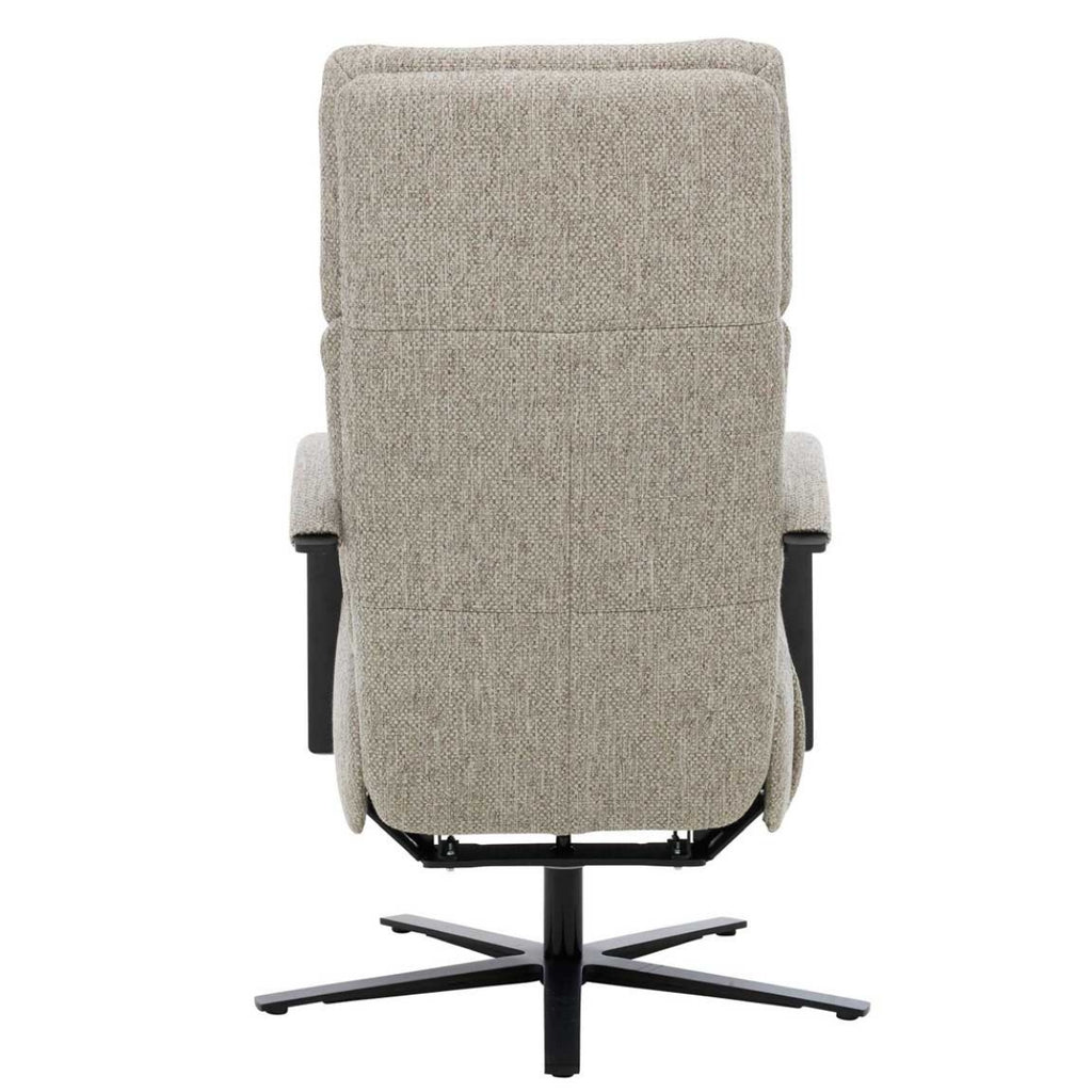 Steinpol Polsteria | IL Relaxsessel in Silbergrau mit manuellen Relaxfunktionen aus der Interliving-Sessel-Serie 4565.