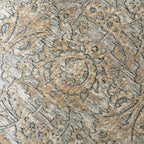 Fein gemusterter Teppich „Interliving G-8040“ in Beige und Creme von GOLZE | IL, dezenter Vintage-Look, in vielen Größen erhältlich.