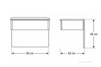 Komplettes Schlafzimmer in Beige-Grau mit heller Eiche