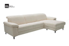 Ecksofa Bouclé Creme