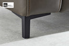 Ecksofa Leder Dunkelgrau Interliving Serie 4054