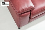 Ecksofa Leder Rot Interliving Serie 4054