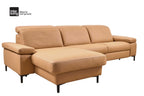 Ecksofa Microfaser Kurkuma Interliving Serie 4064