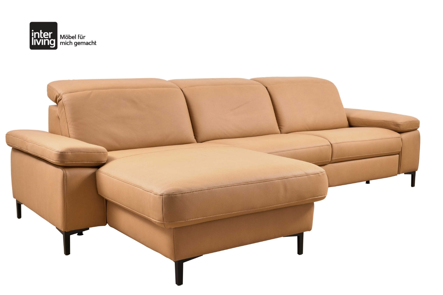 Ecksofa Microfaser Kurkuma Interliving Serie 4064
