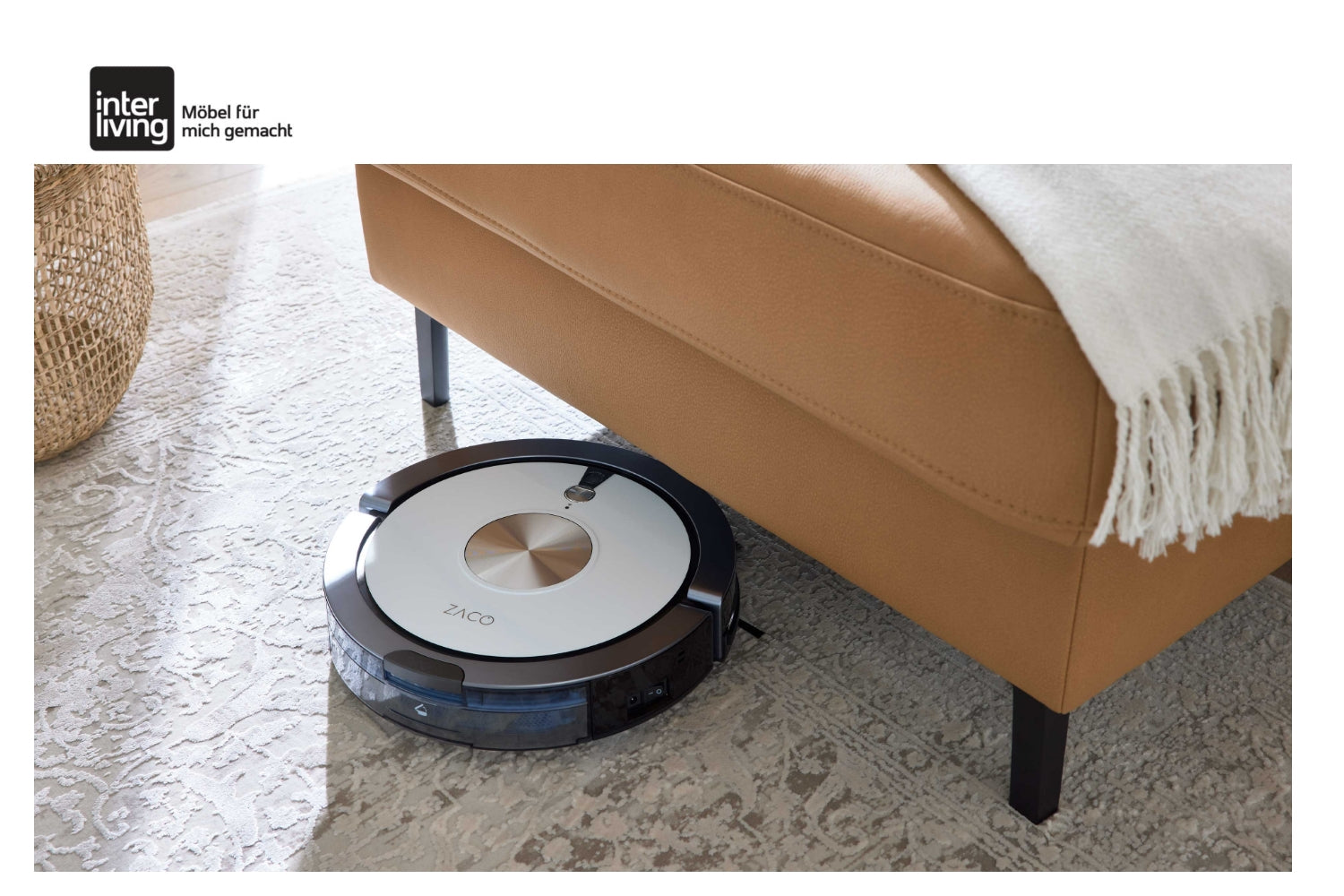 Ecksofa Microfaser Kurkuma Interliving Serie 4064