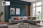 Ecksofa Interliving 4064 Stoff Hellgrau