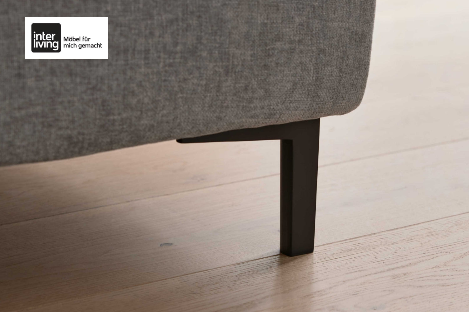 Ecksofa Interliving 4064 Stoff Hellgrau