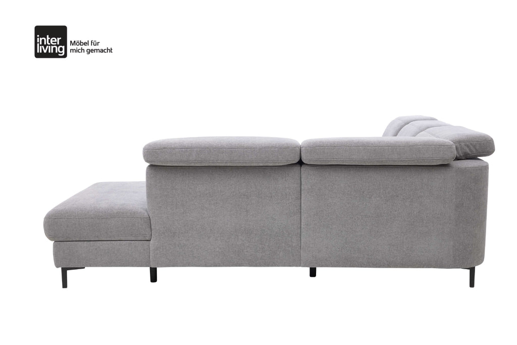 Ecksofa Interliving 4064 Stoff Hellgrau