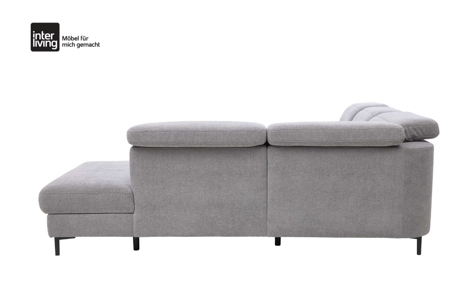 Ecksofa Interliving 4064 Stoff Hellgrau