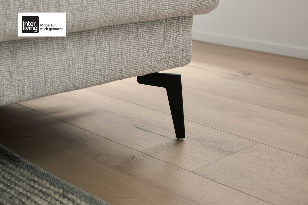 Interliving Serie 4065 Ecksofa Stoff Weiß
