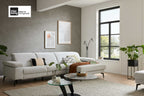 Interliving Serie 4065 Ecksofa Stoff Weiß