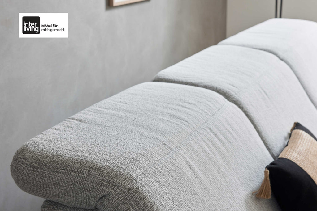 Interliving Serie 4065 Ecksofa Stoff Weiß