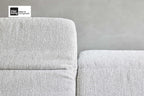 Interliving Serie 4065 Ecksofa Stoff Weiß