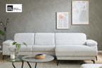 Interliving Serie 4065 Ecksofa Stoff Weiß