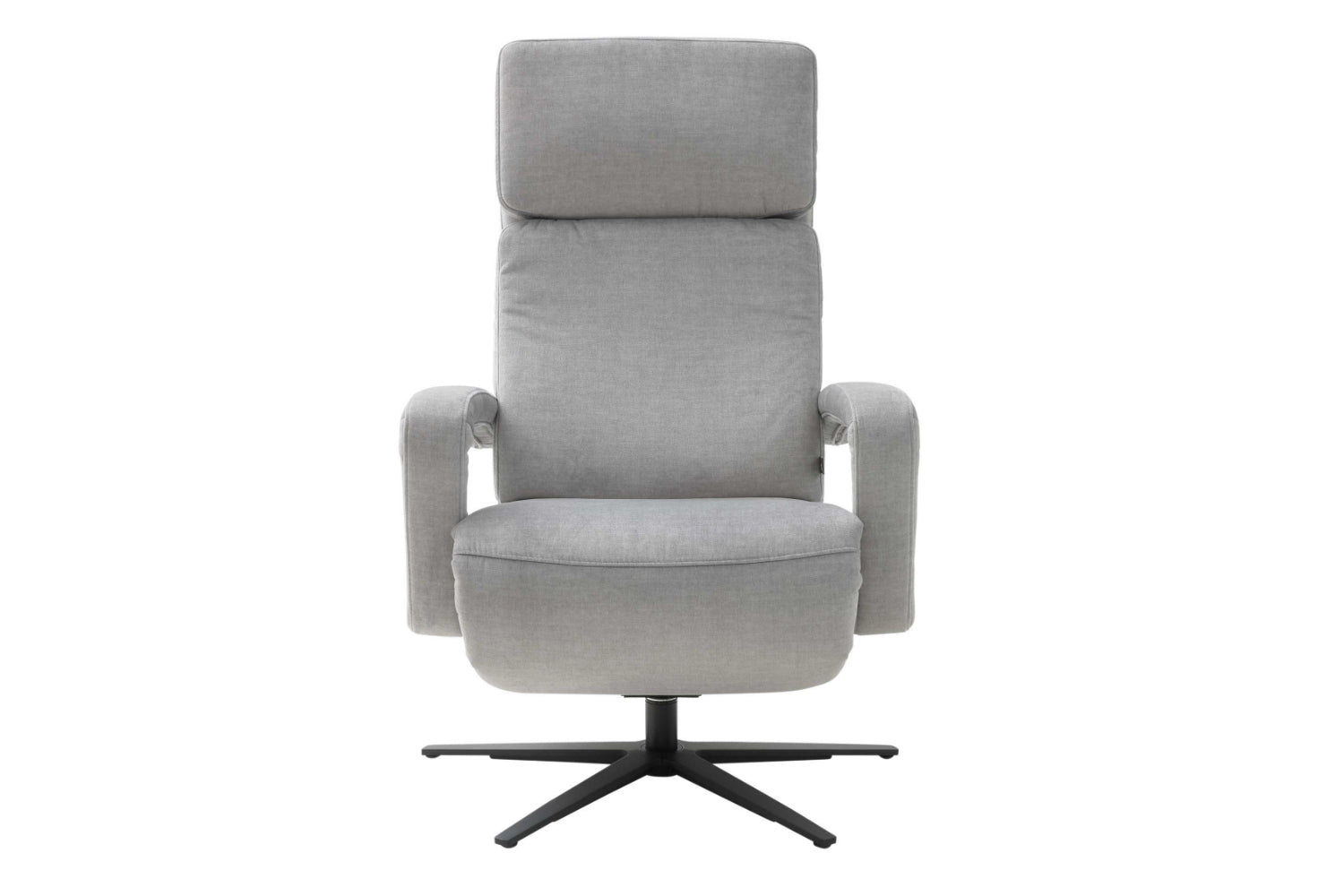 Relaxsessel Stoff Hellgrau