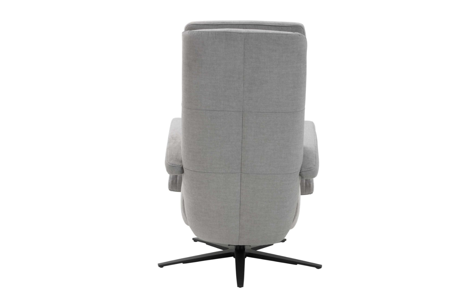 Relaxsessel Stoff Hellgrau