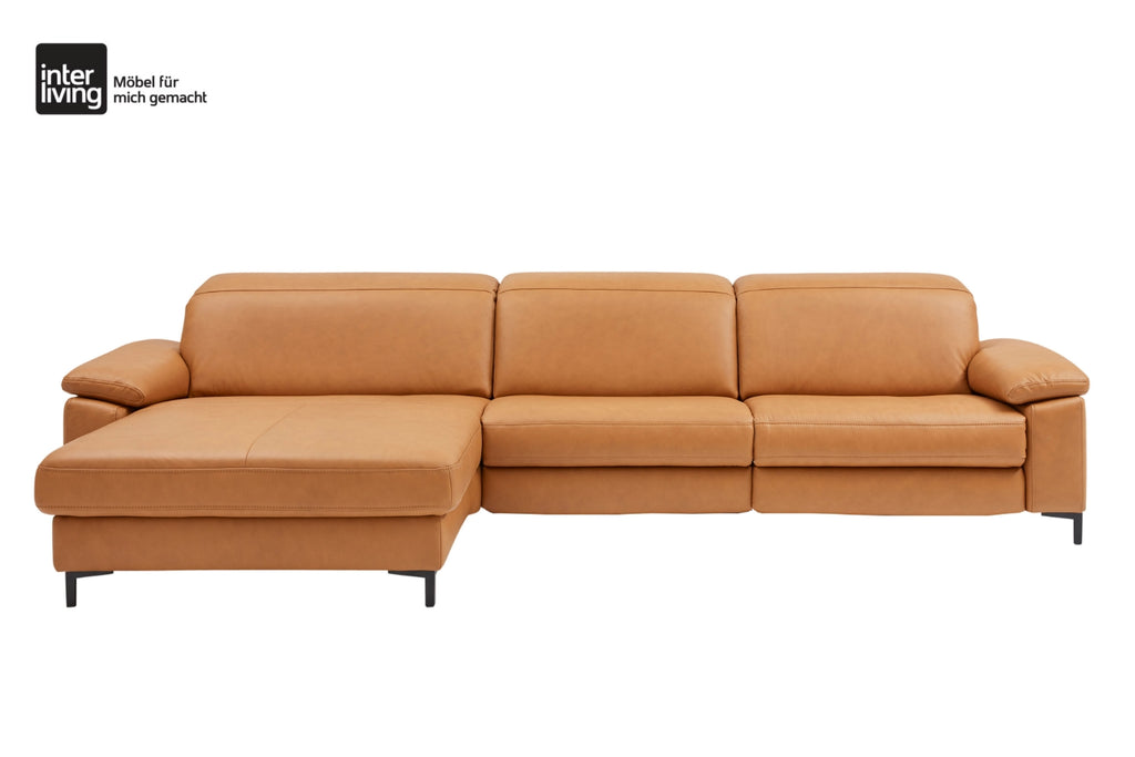 Ecksofa Leder Kurkuma Interliving Serie 4054