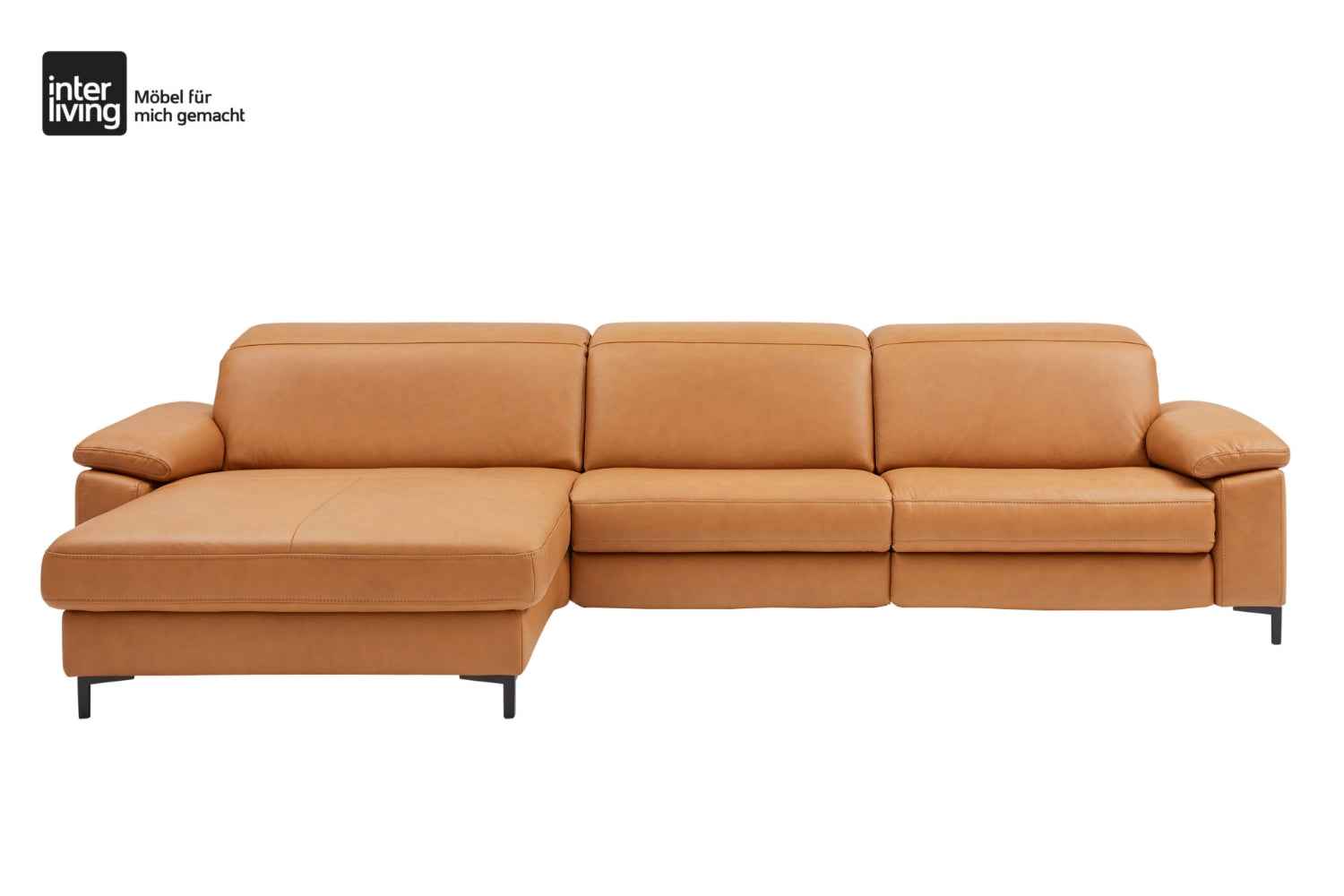 Ecksofa Leder Kurkuma Interliving Serie 4054